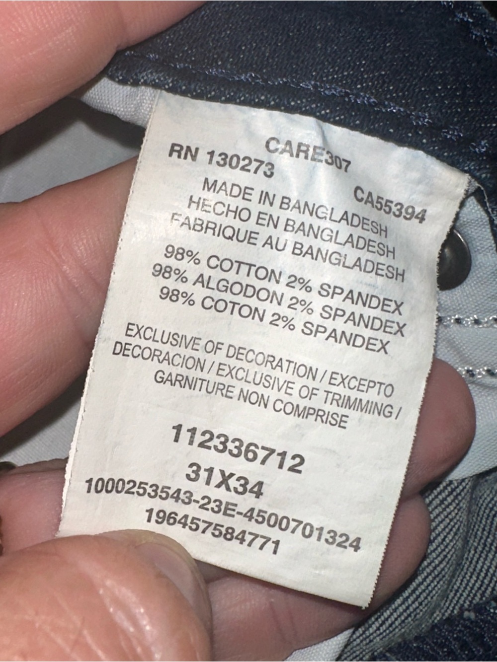 Wrangler Straight Leg Women’s Blue Jeans 31x34 Classic Denim Stretch Casual - Picture 8 of 10